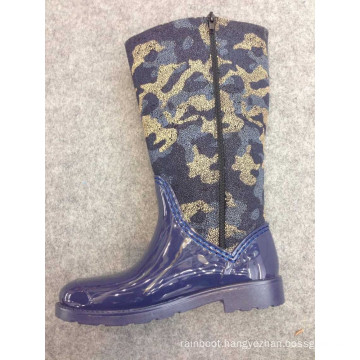 best selling beautiful pvc Rain Boots for women D-685